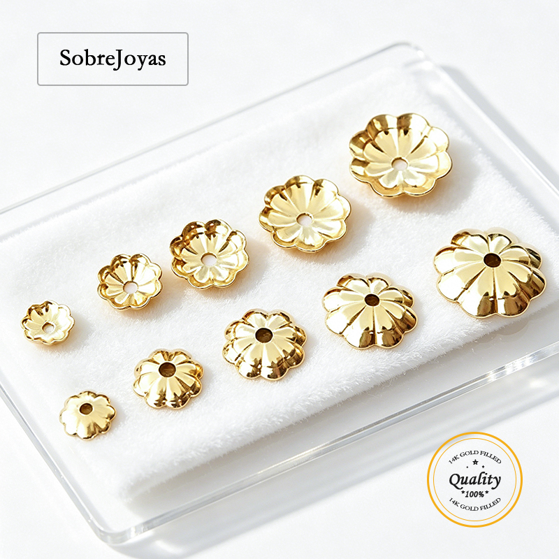 Flower Supply - 14K Gold Filled Flower Bead Cap