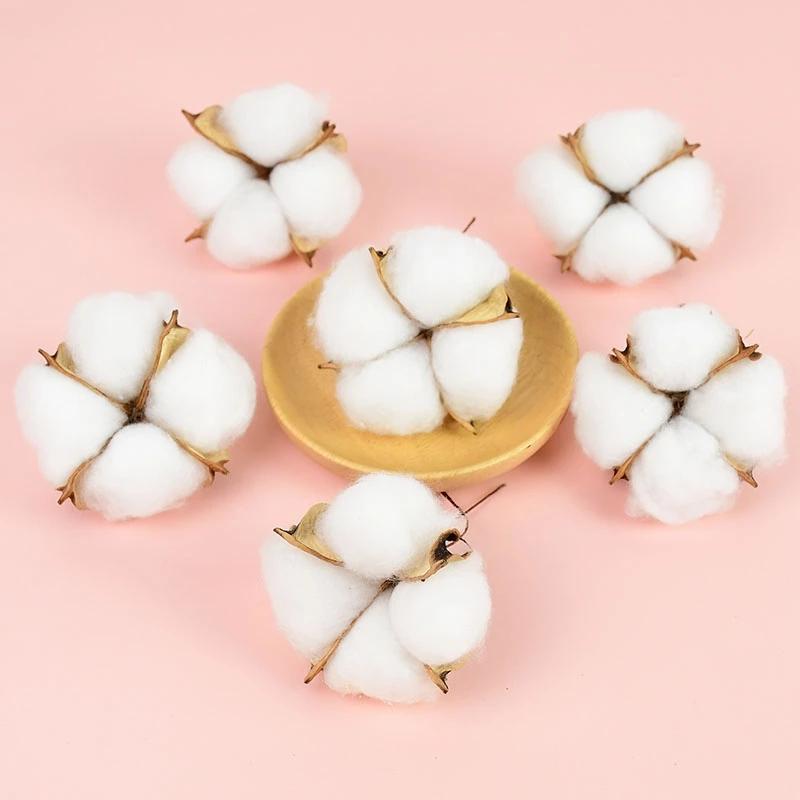 Florist Wreath Supply - 10Pcs White Cotton Florist Supplies Wedding