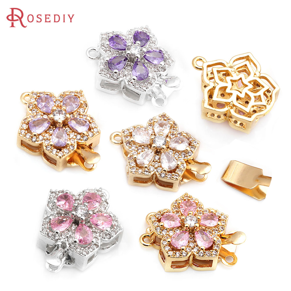 Flower Supply - 4 Sets Full Size 21x15MM 18K