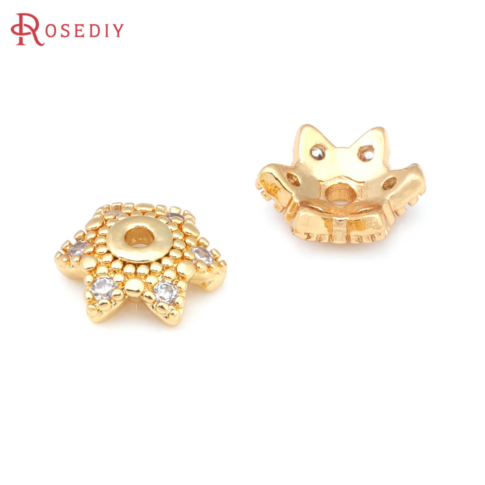 10PCS 6MM 8MM 10MM 18K Gold Co - Flower Supply 评论和价格