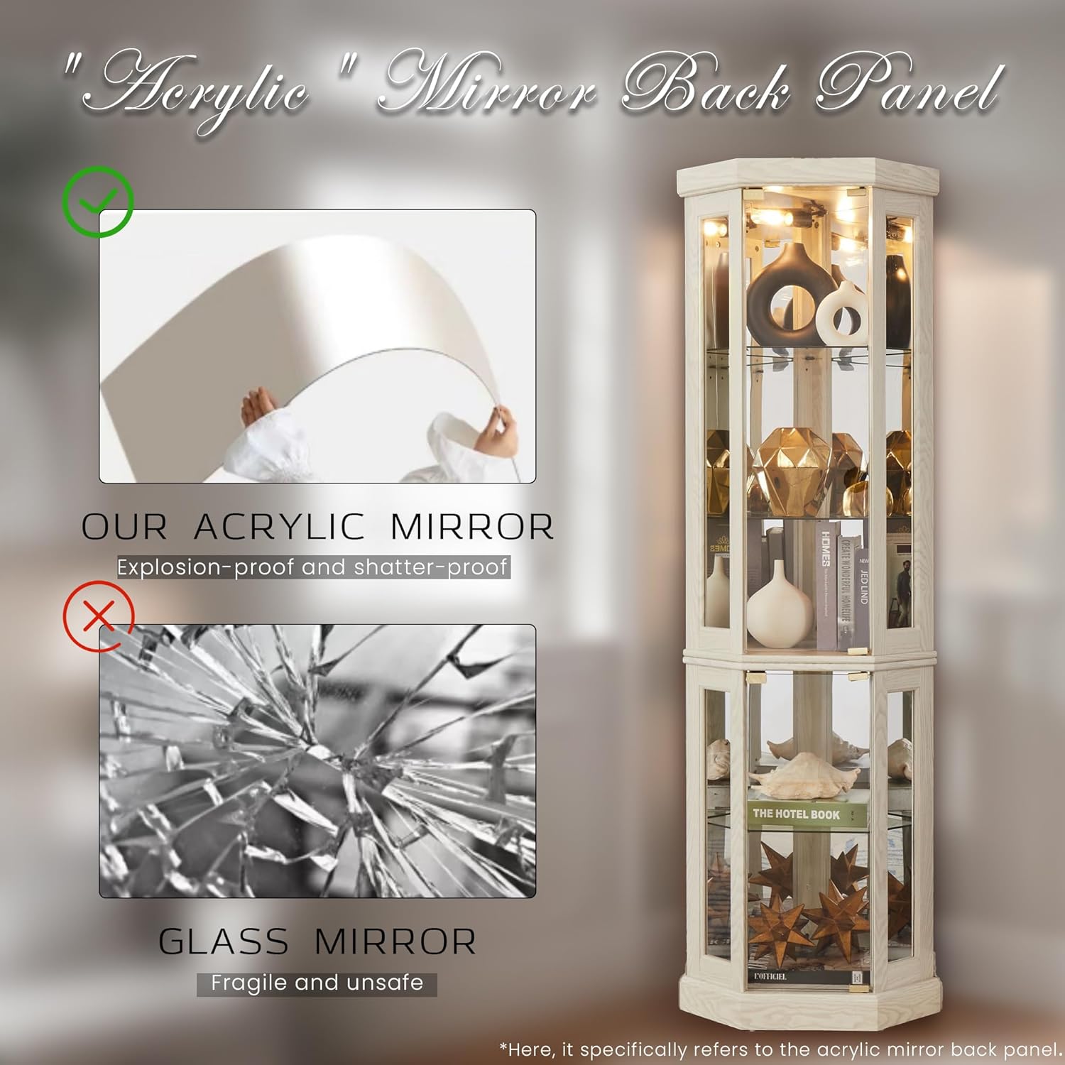 Corner Curio Cabinet, 70