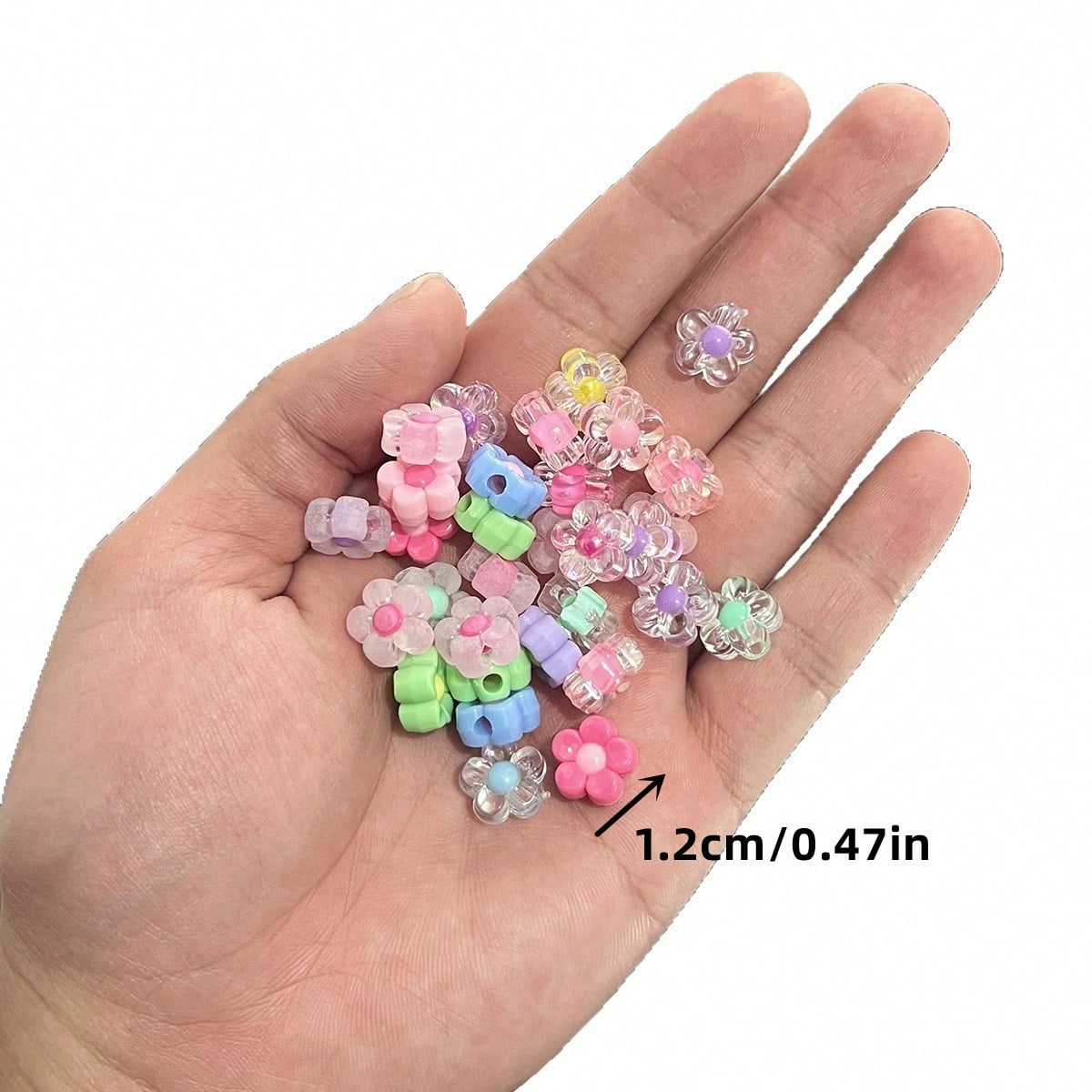 12mm 95pcs 5 colors Random col - Flower Supply 评论和价格
