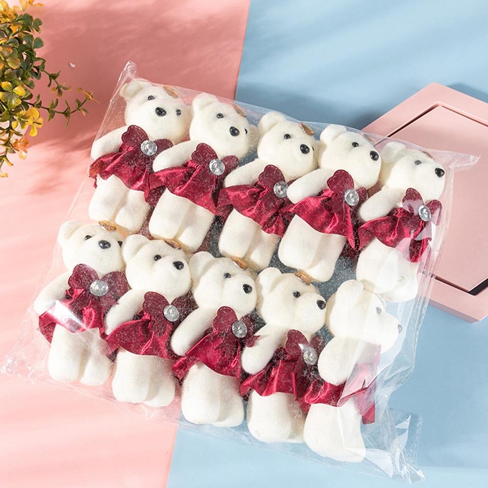 10pcs/Bag Bouquet Bear Ice Cre - Flower Supply 评论和价格