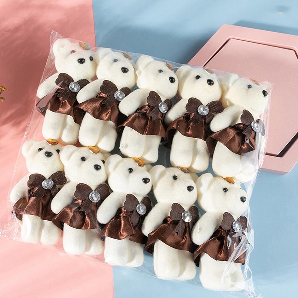 10pcs/Bag Bouquet Bear Ice Cre - Flower Supply 评论和价格