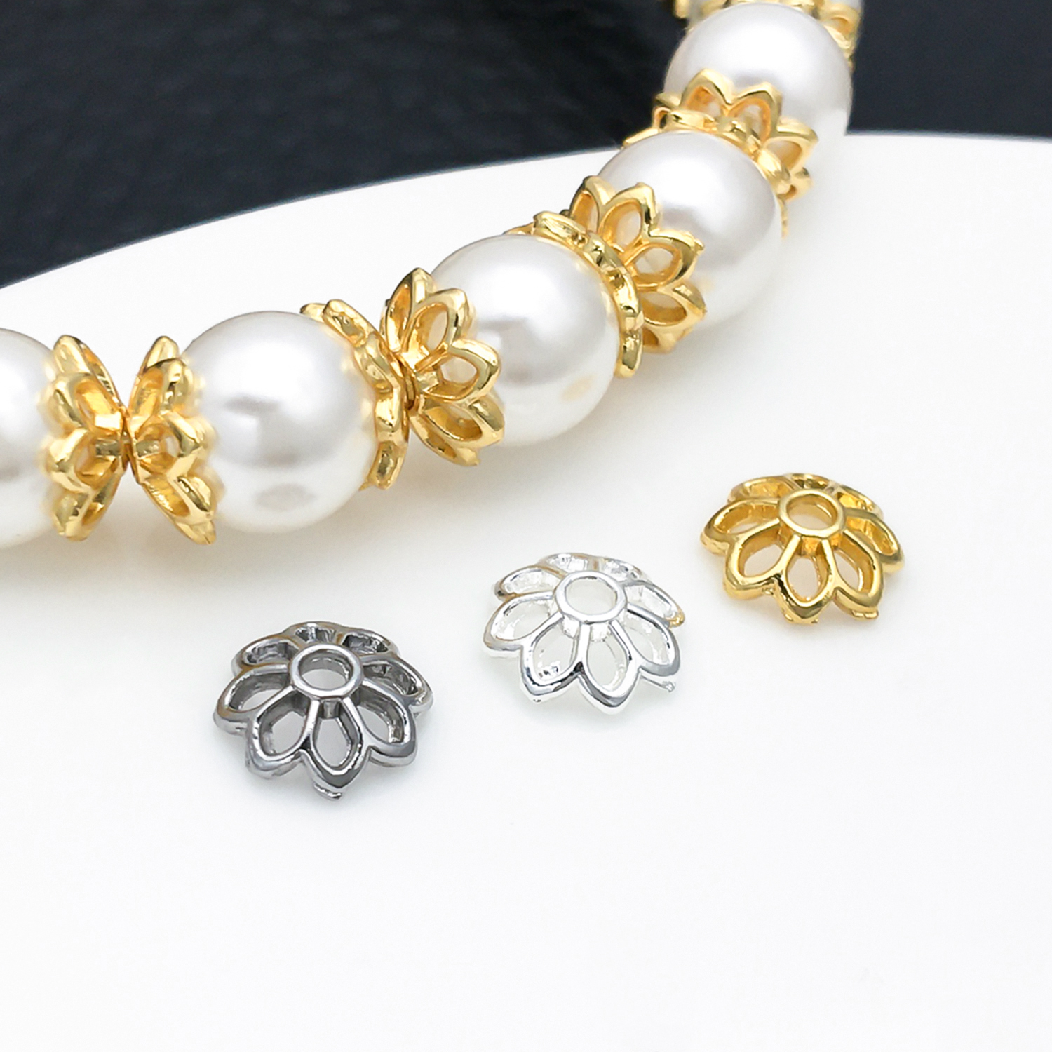 10pcs 7mm Hollow Flower Petal  - Flower Supply 评论和价格
