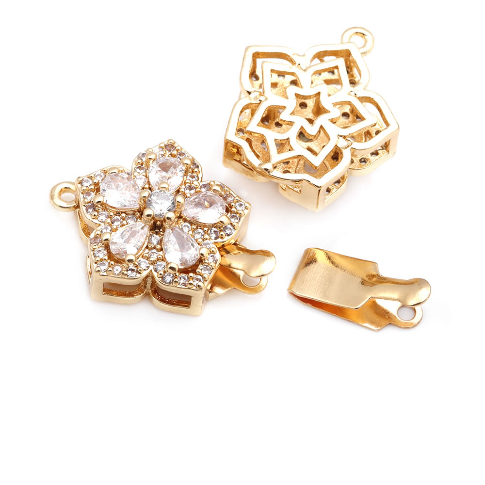 4 Sets Full Size 21x15MM 18K G - Flower Supply 评论和价格