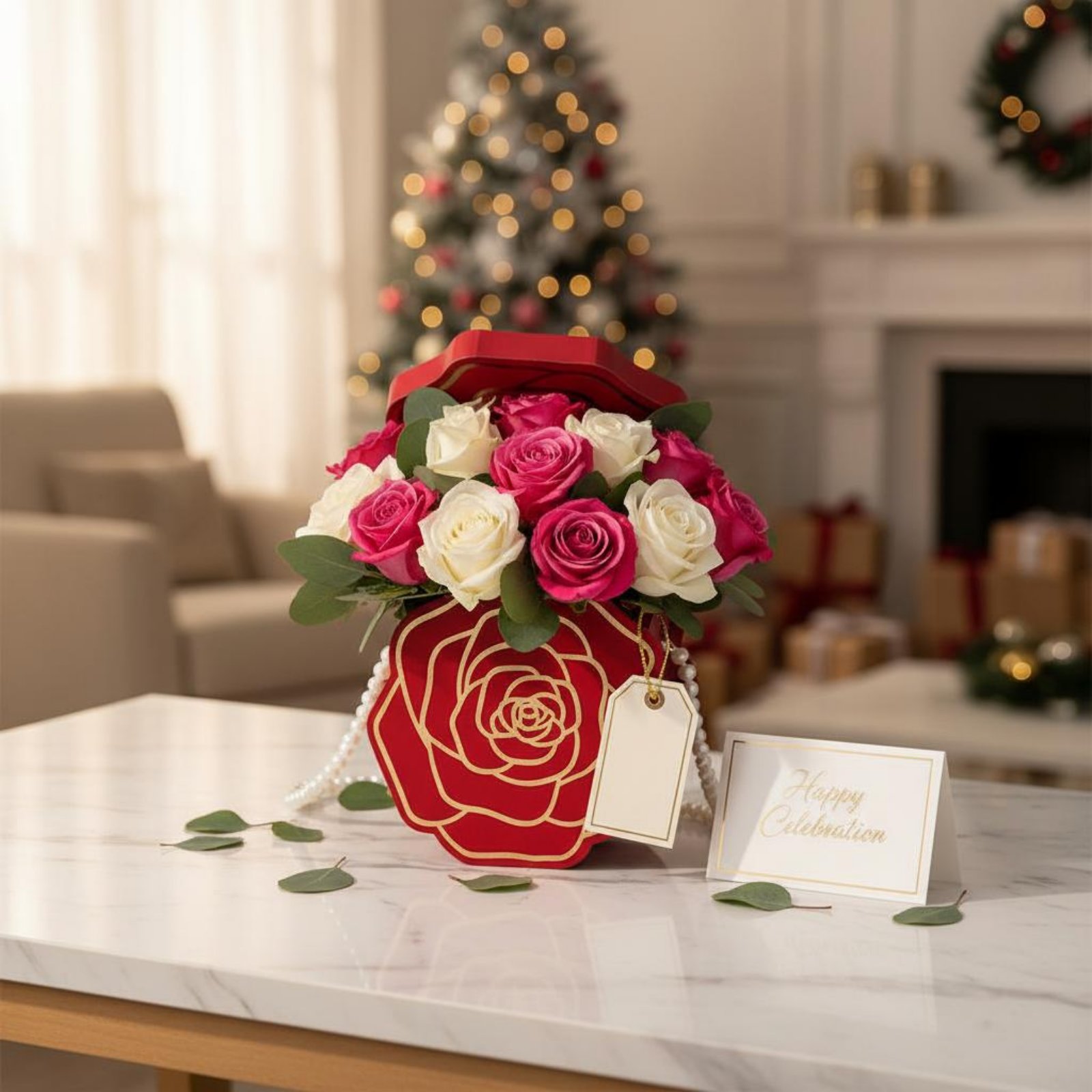 Floral Flower Arrangement Ribb - Flower Supply 评论和价格