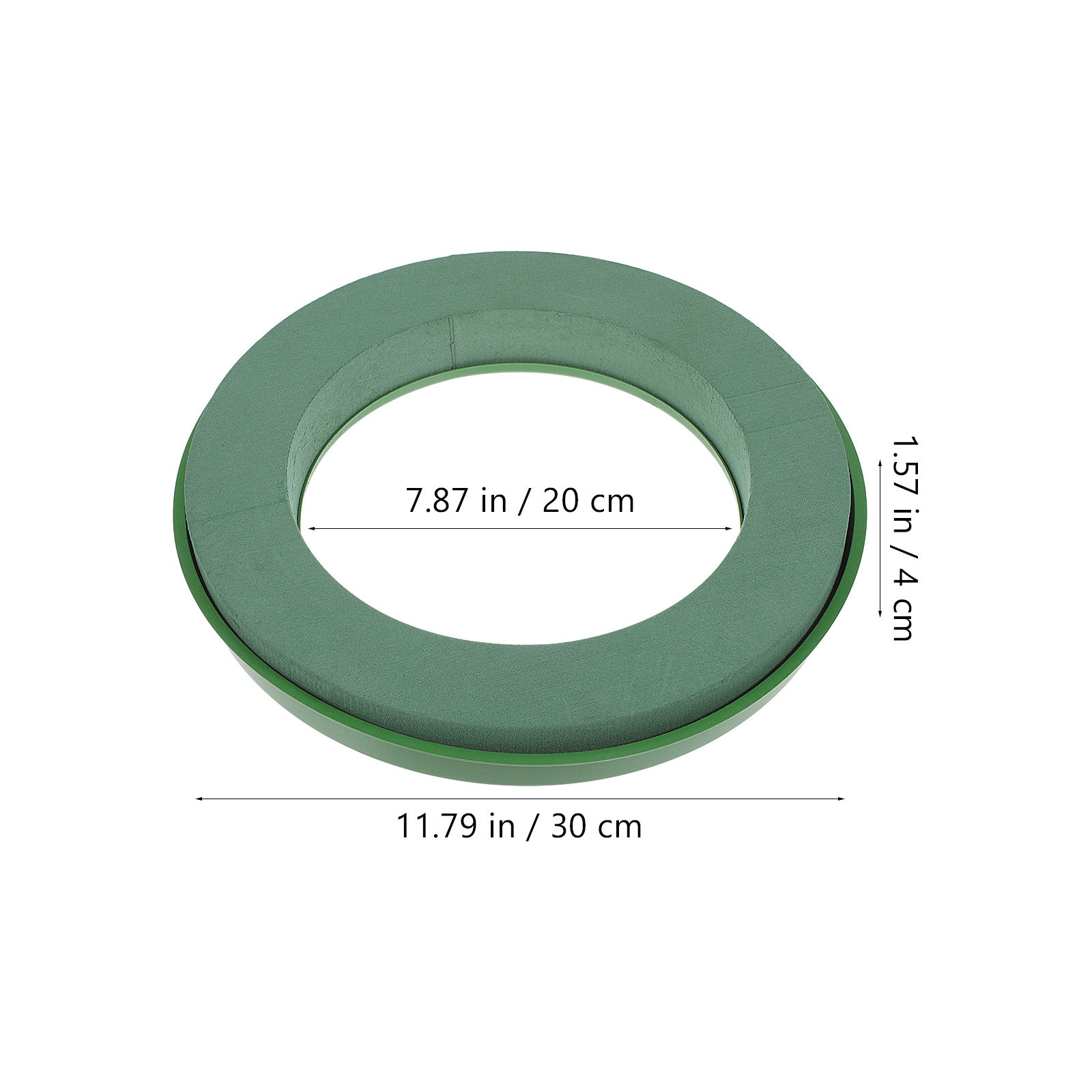 2Pcs Wet Floral Foam Wreath wi - Florist Wreath Supply 评论和价格